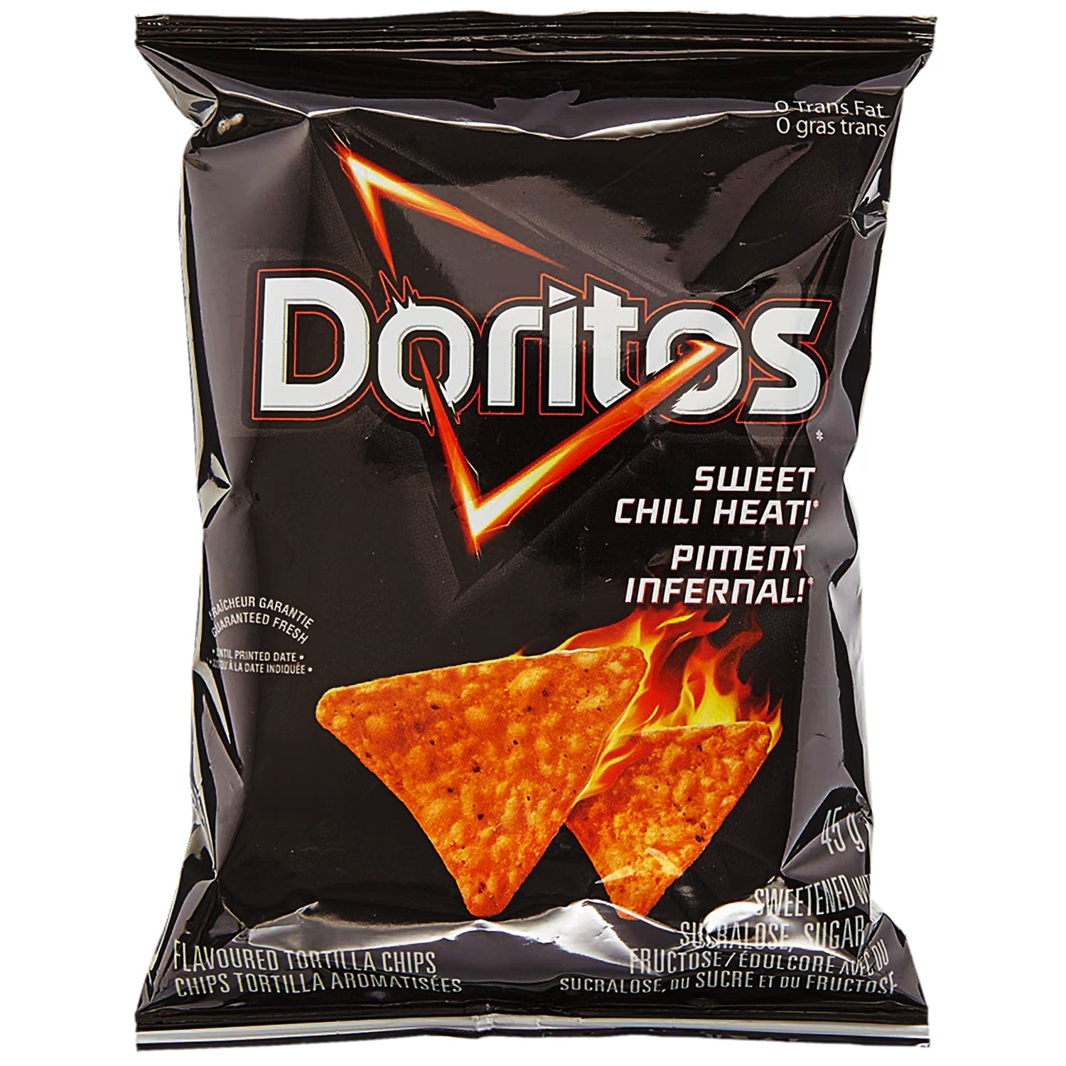 Doritos Sweet Chili Heat 48x45g case single bag front view