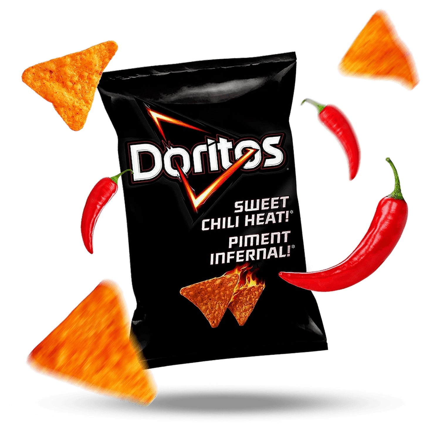 Doritos Sweet Chili Heat 48x45g case single bag alternate view