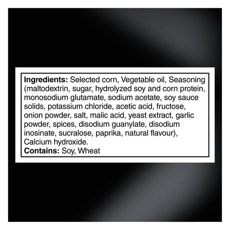 Doritos Sweet Chili Heat 45g ingredients label English