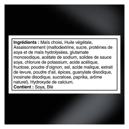 Doritos Sweet Chili Heat 45g ingredients label French