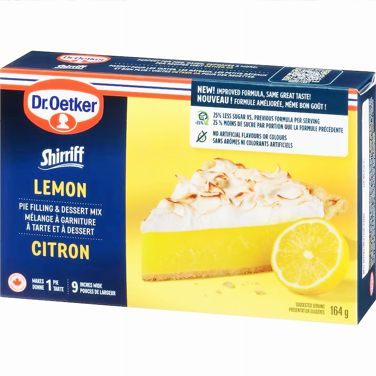 Dr. Oetker Shirriff  Lemon Pie Filling & Desert Mix - 164g/5.7 oz