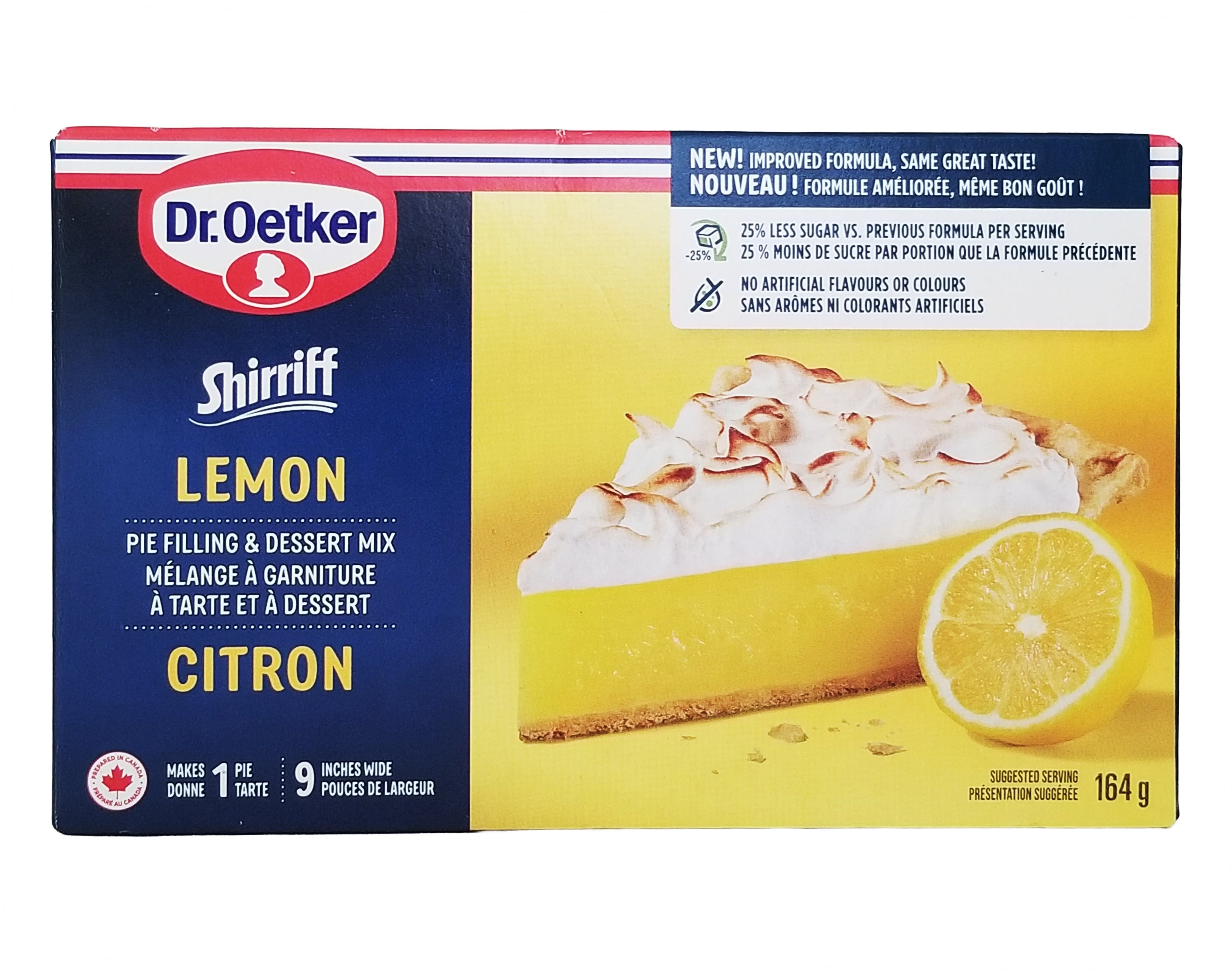 Dr. Oetker Shirriff  Lemon Pie Filling & Desert Mix - 164g/5.7 oz