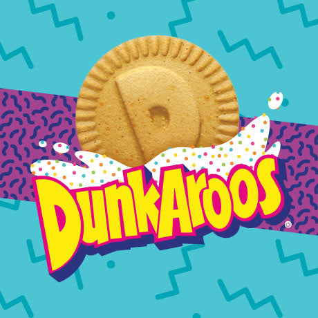 Betty Crocker DunkAroos, Vanilla Cookies with Rainbow Sprinkle Frosting, 6 x 28g/1 oz., Box {Imported from Canada}