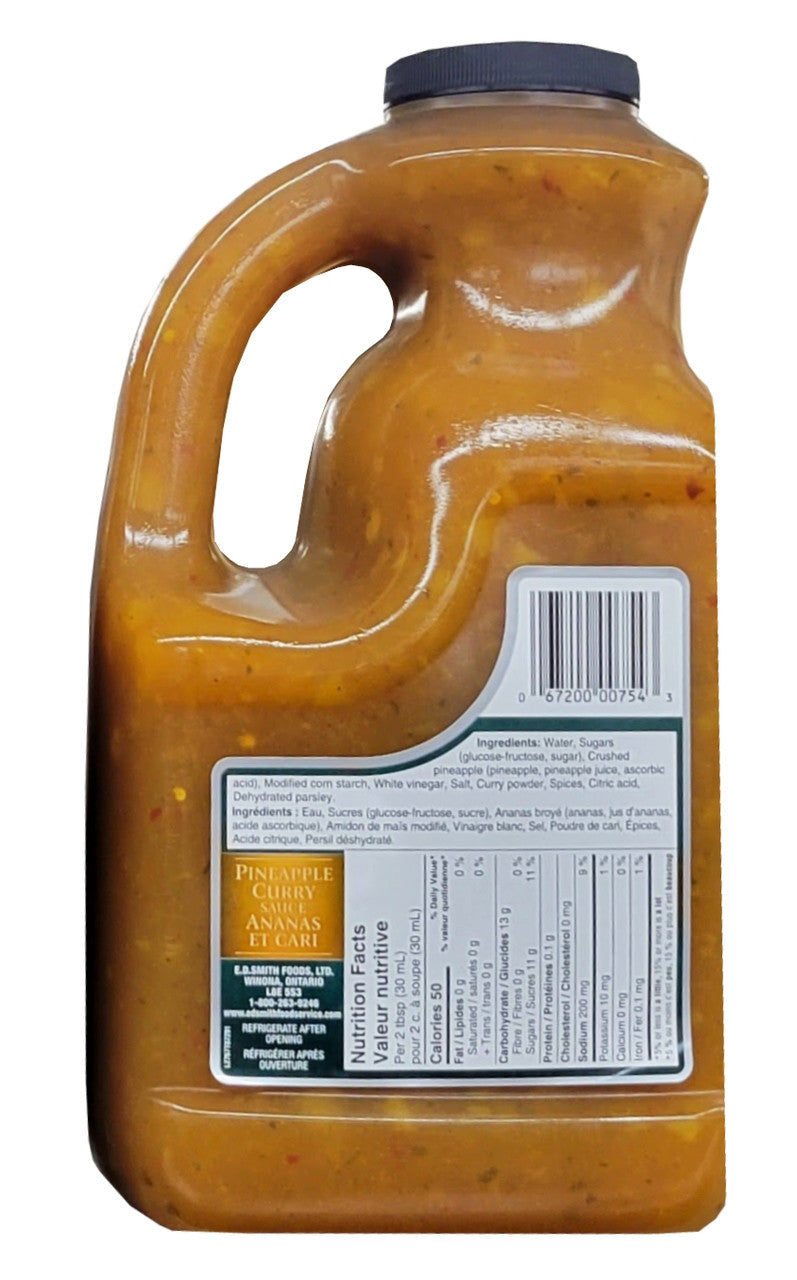 E.D. Smith Saucemaker Pineapple Curry Sauce 3.7L/1 Gal., {Imported from Canada}