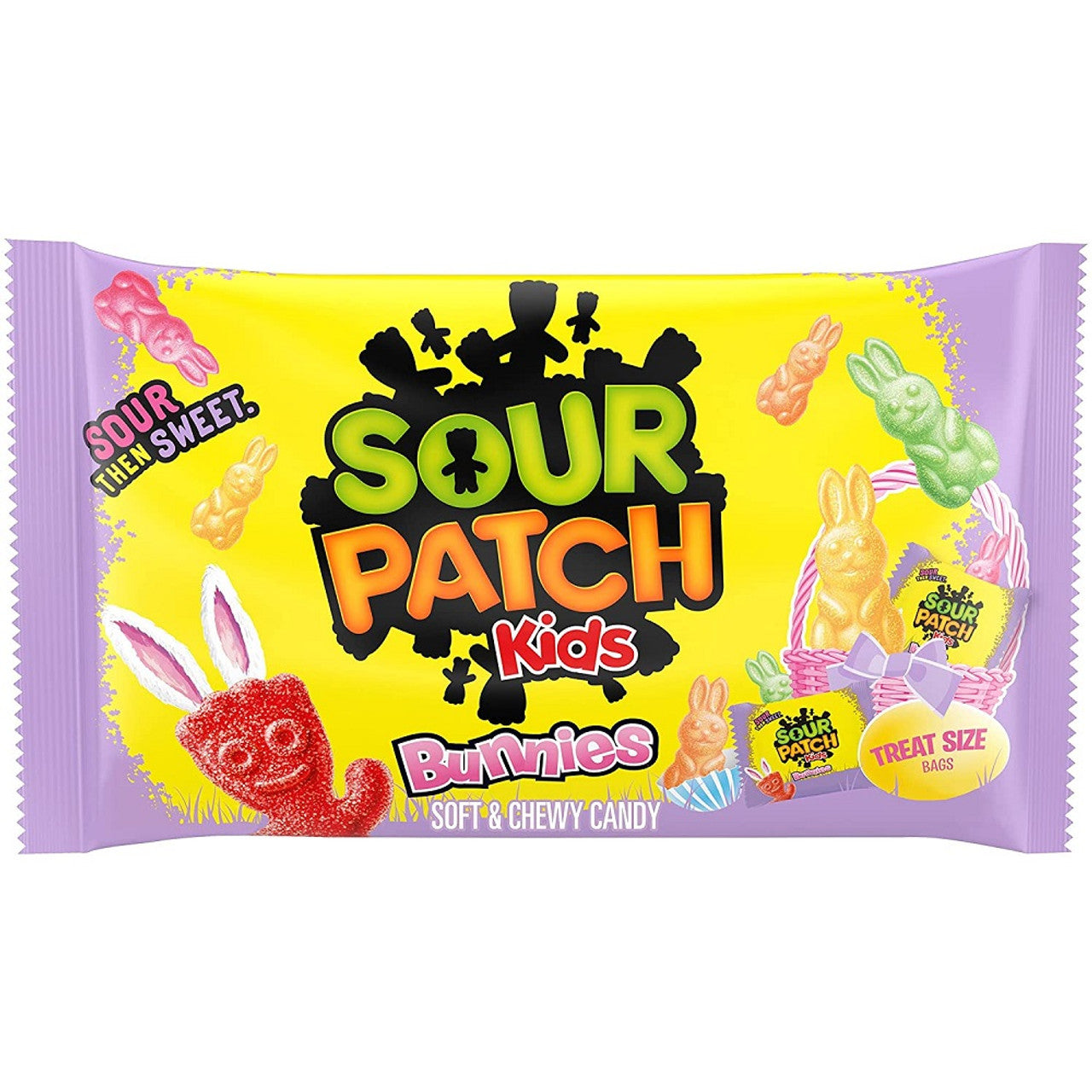 Maynards Sour Patch Kids Bunnies Easter Candy, 18 Fun Treats, 225g/7.9 oz Bag {Imported from Canada}