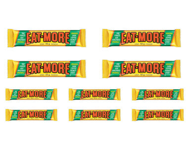 Eat-more Candy Bars Dark Toffee Peanut Chocolate(10ct) 52g Each {Imported from Canada}
