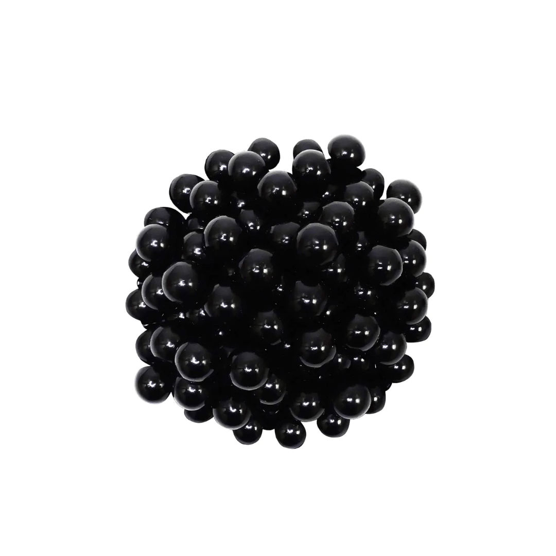 Exclusive Brands Black Magic Balls, Licorice Jawbreakers, 240 pieces, 520g/18.2 oz. Tub {Imported from Canada}