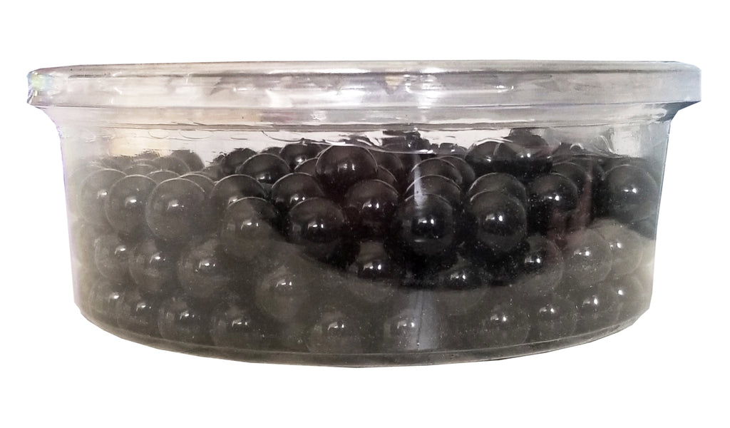 Exclusive Brands Black Magic Balls, Licorice Jawbreakers, 240 pieces, 520g/18.2 oz. Tub {Imported from Canada}