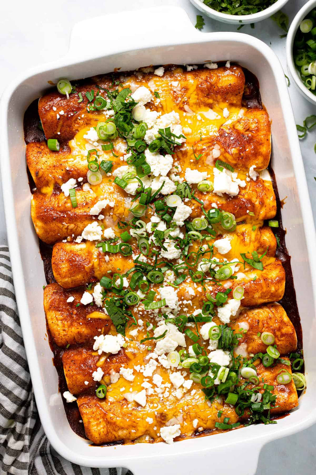 Enchiladas with Casa Fiesta Diced Green Chiles