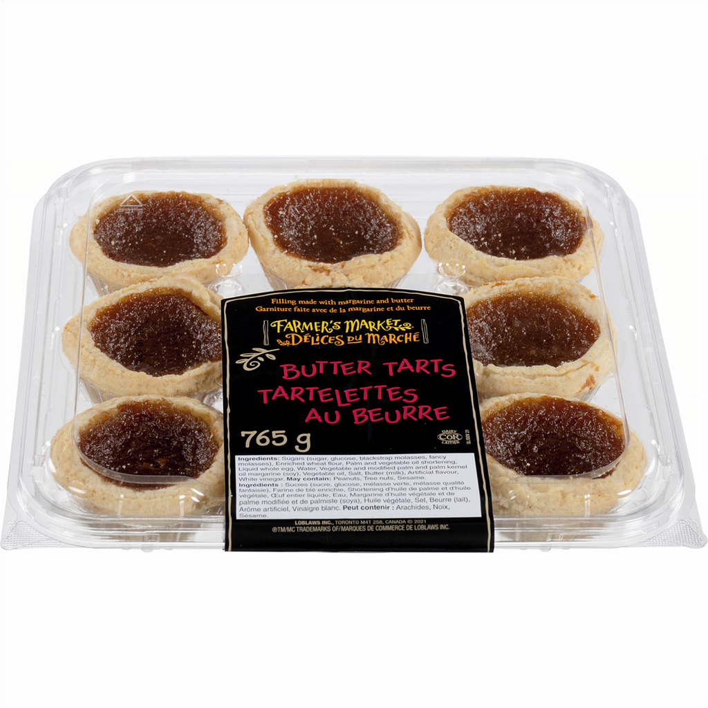 Farmer's Market Butter Tarts, 765g/1.7 lbs. Box