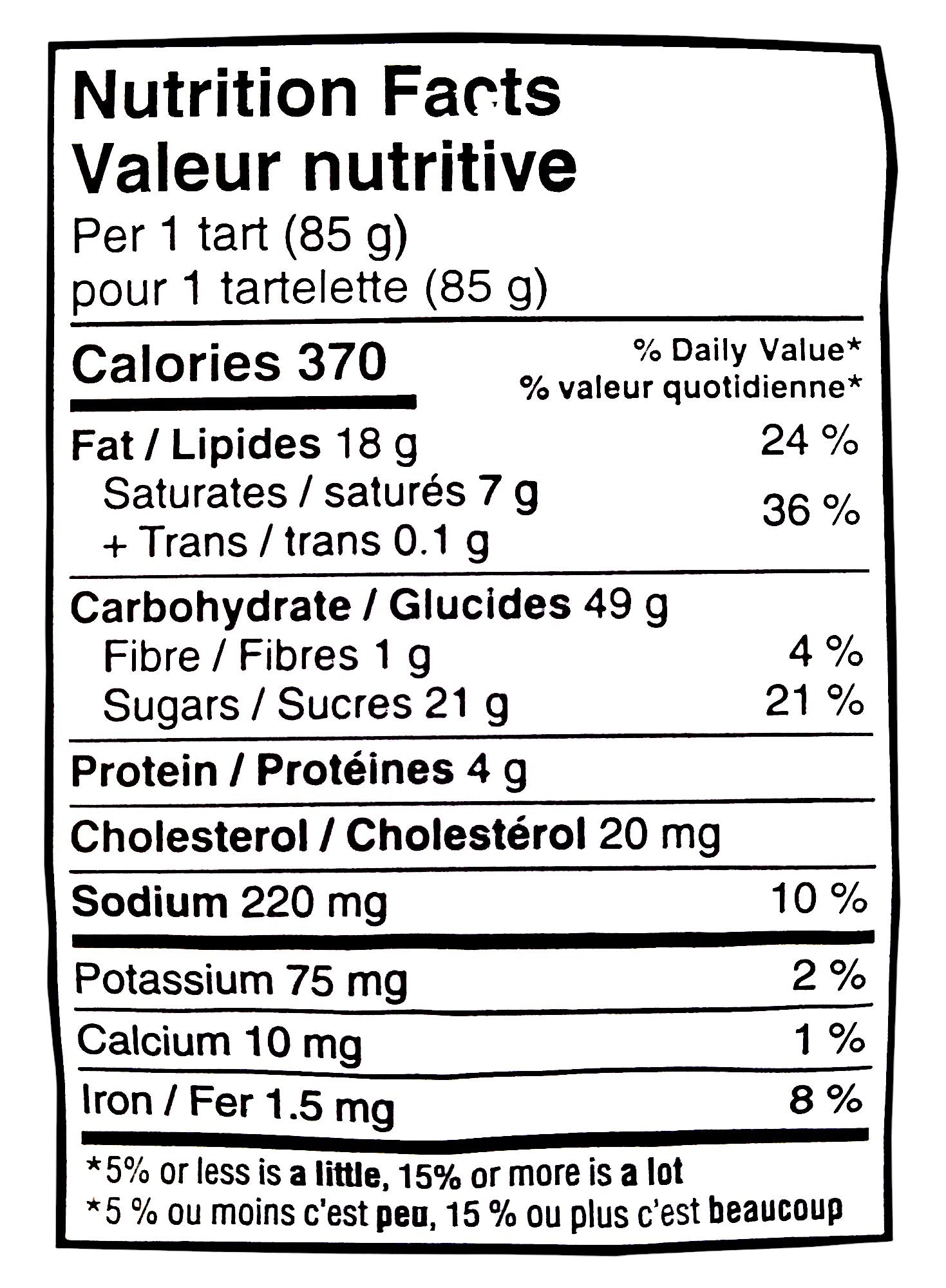 Farmer's Market Butter Tarts, 765g/1.7 lbs. Box