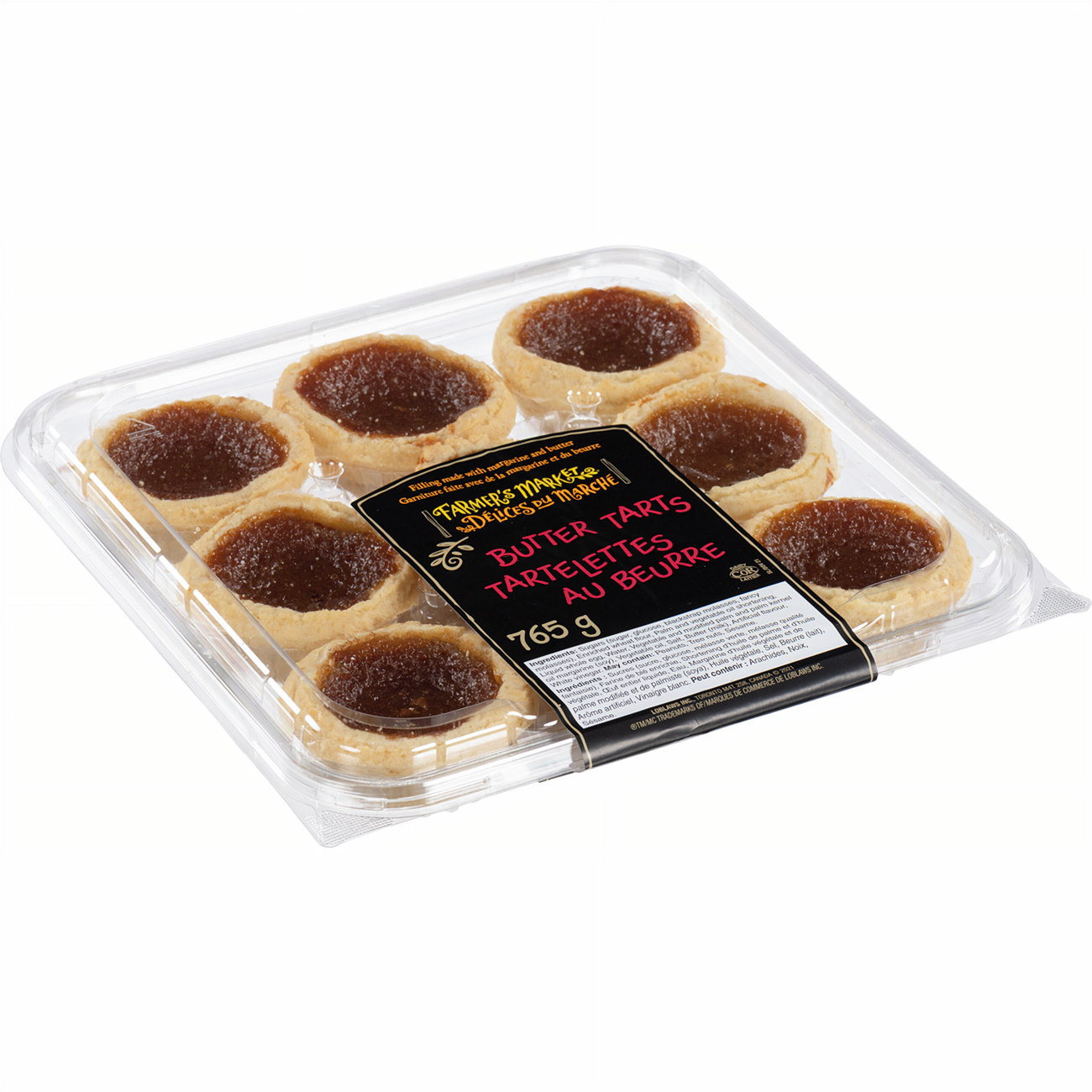 Farmer's Market Butter Tarts, 765g/1.7 lbs. Box