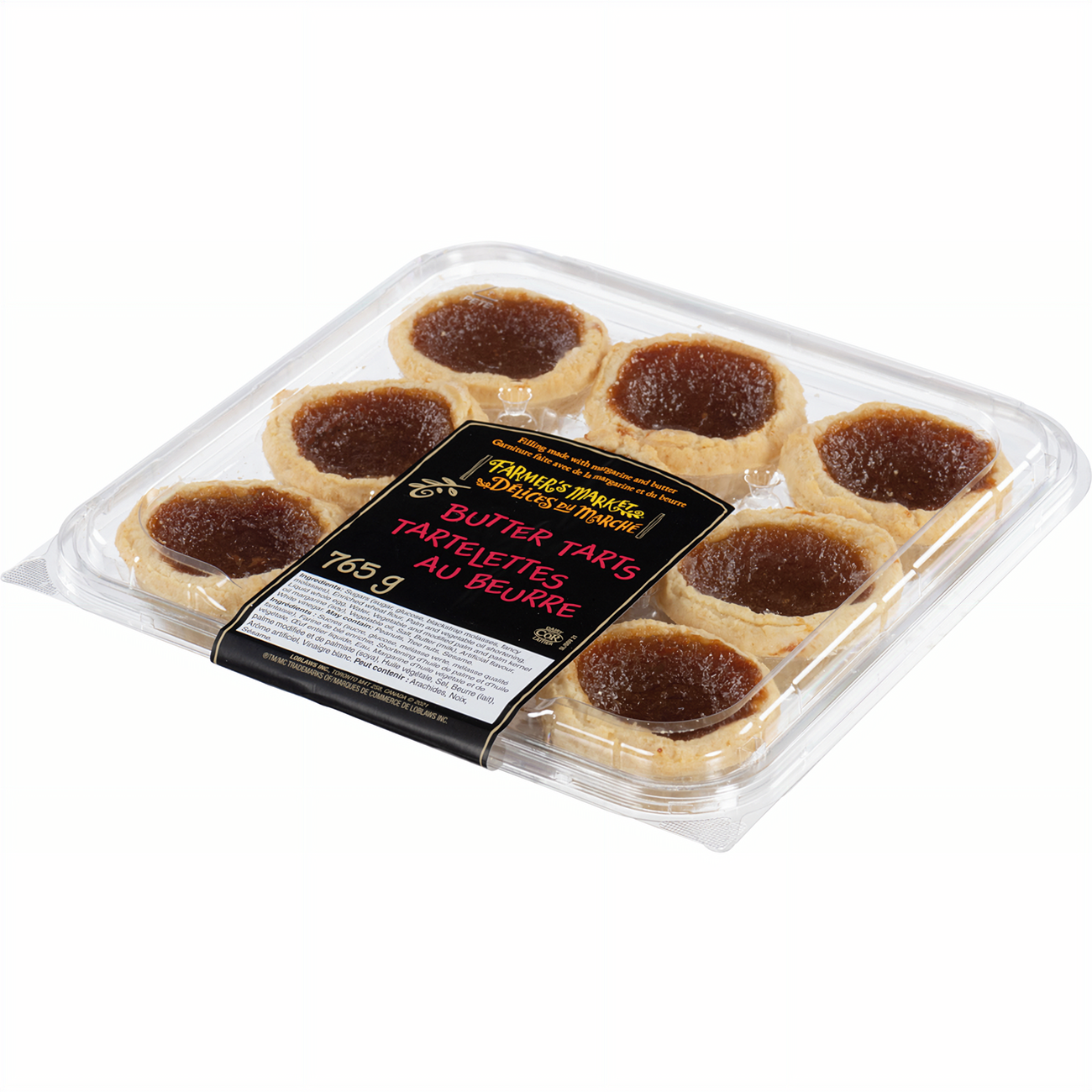 Farmer's Market Butter Tarts, 765g/1.7 lbs. Box