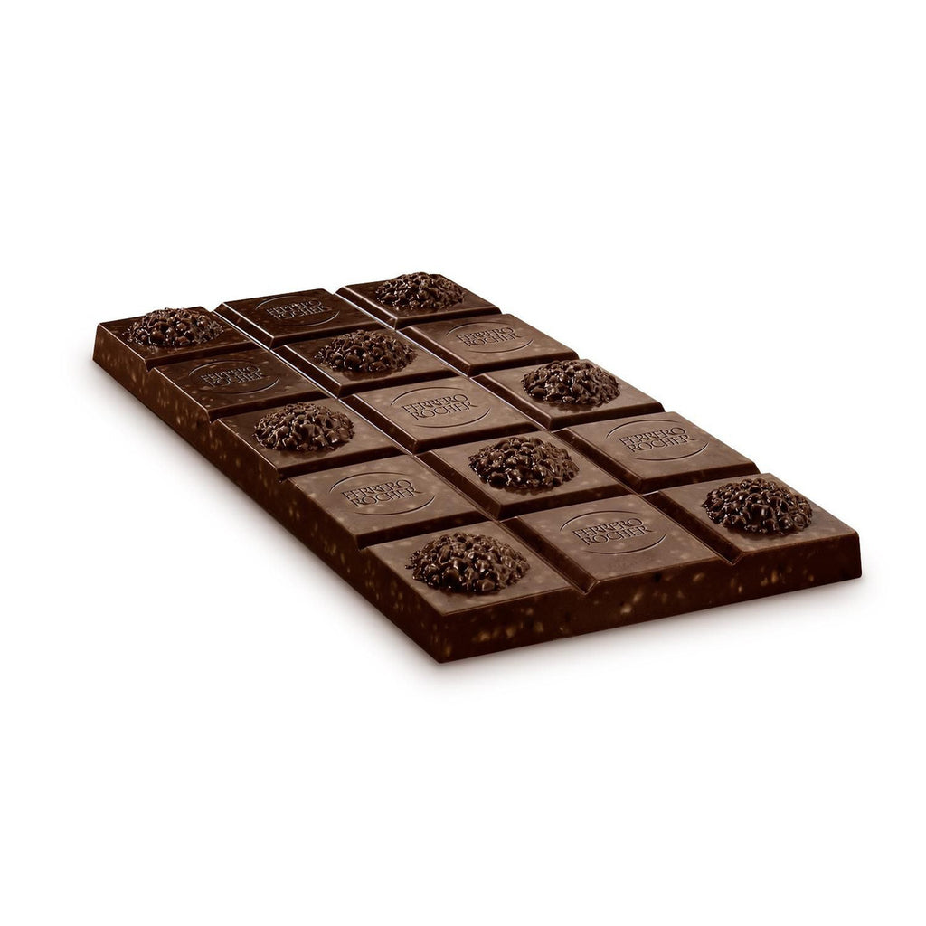 Ferrero Rocher Premium Dark Chocolate Hazelnut & Salted Caramel Bar, 90g/3.15 oz. Bar Chocolate