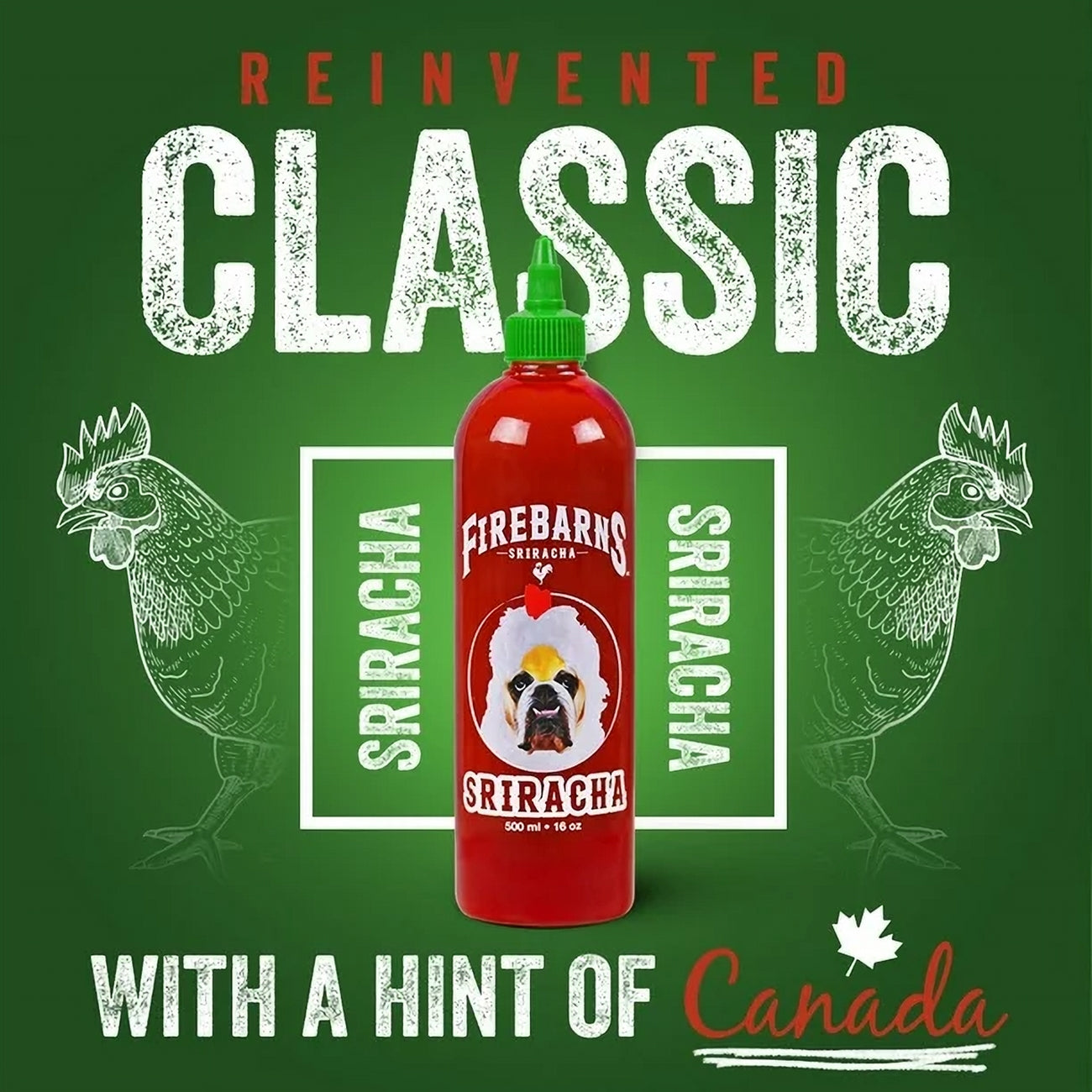 Firebarns Sriracha Sauce, 500ml, picture of reinvented firebarns sriracha sauce.