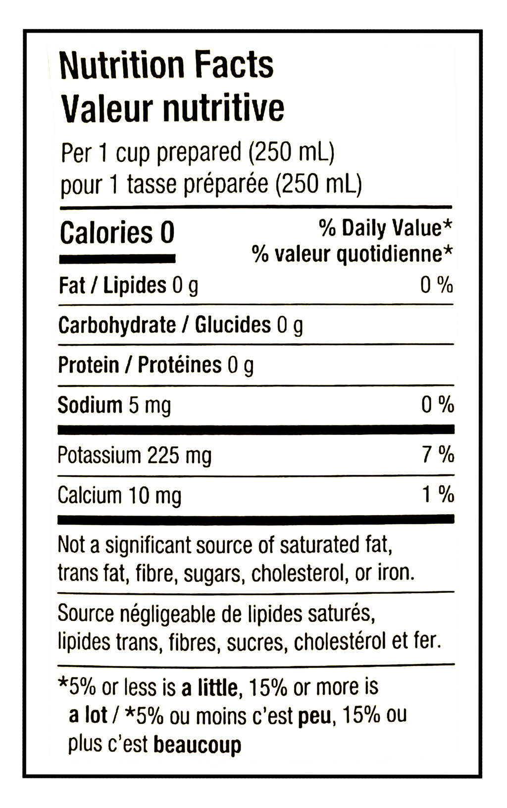 Folgers Dark Roast Black Silk Ground Coffee, 641g/22.6 oz. - Nutrition Facts Label