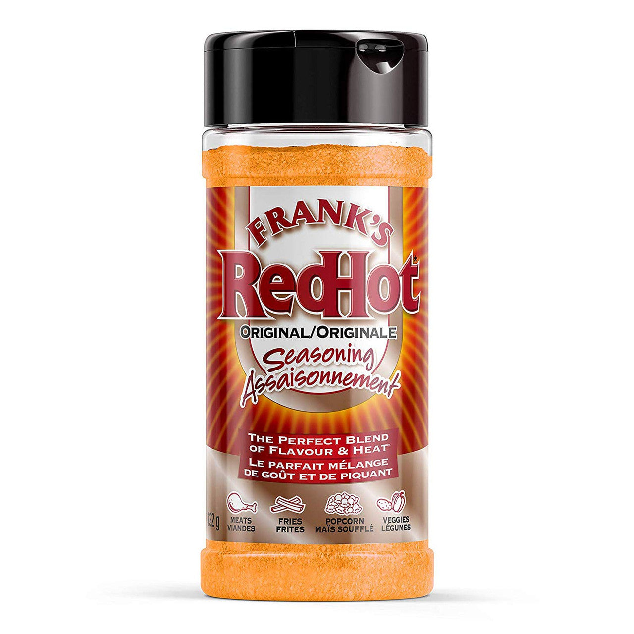 Frank's RedHot, Original Seasoning, 132g/4.7 oz.