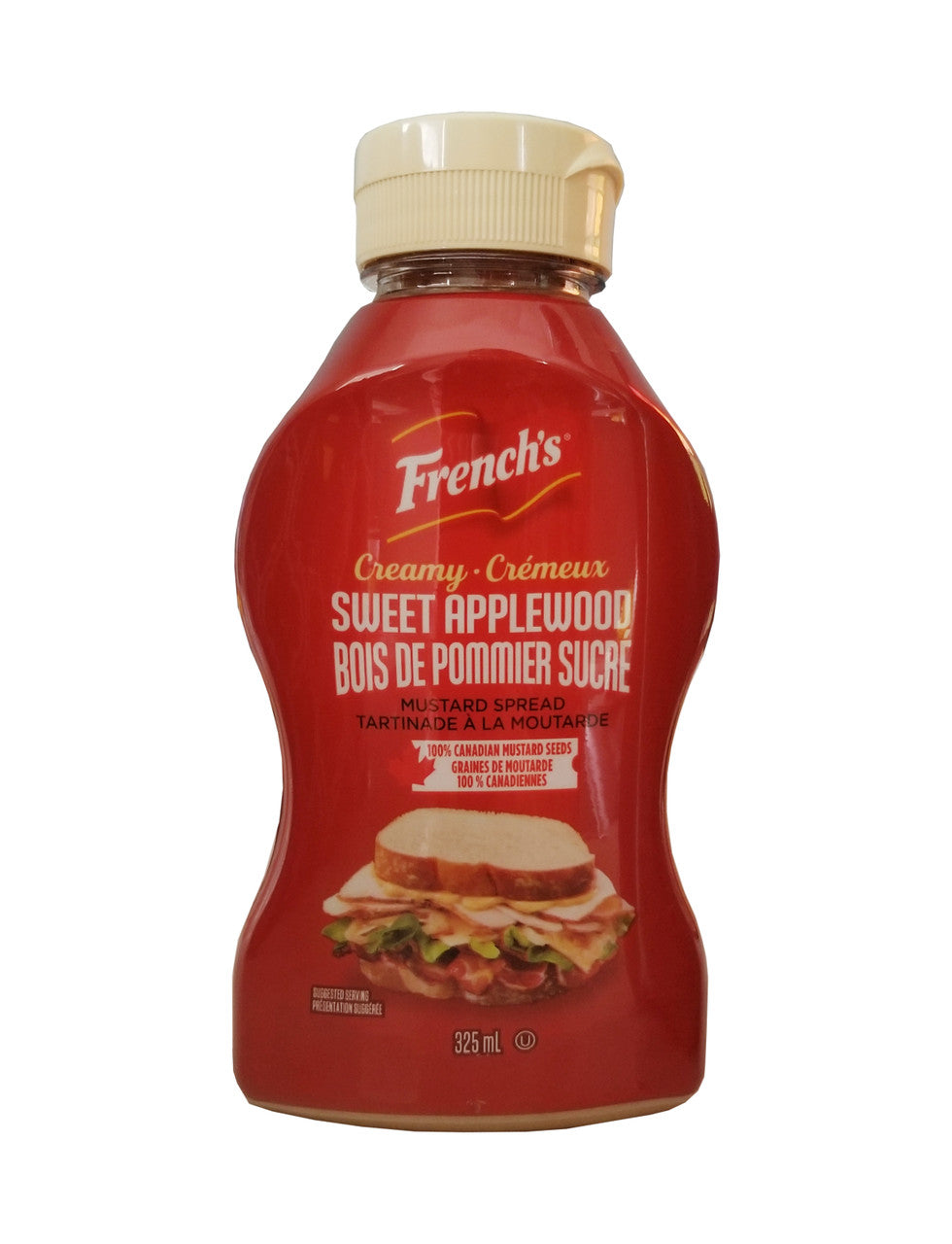French's, Creamy Sweet Applewood Mustard, 325ml/11 fl. oz., {Imported from Canada}