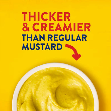 French's Dill Pickle Mustard Spread label — thick, creamy dill pickle mustard