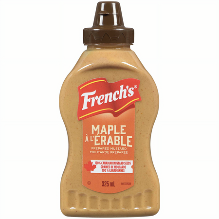 French's Maple Prepared Mustard, 325ml/11 fl. oz. - Front Of Bottle