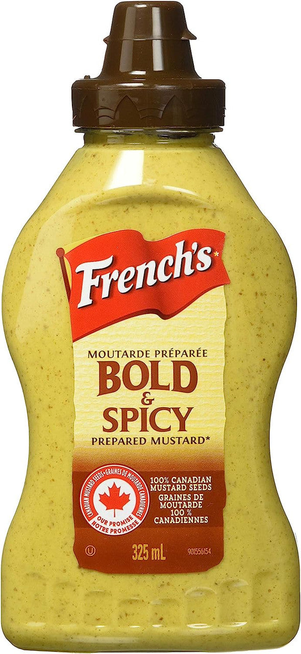 French's Bold 'n Spicy Deli Mustard, 325ml/11 fl. oz., Bottle Front