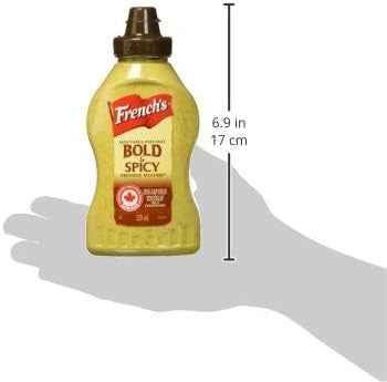 French's Bold 'n Spicy Deli Mustard, 325ml/11 fl. oz., Bottle Size