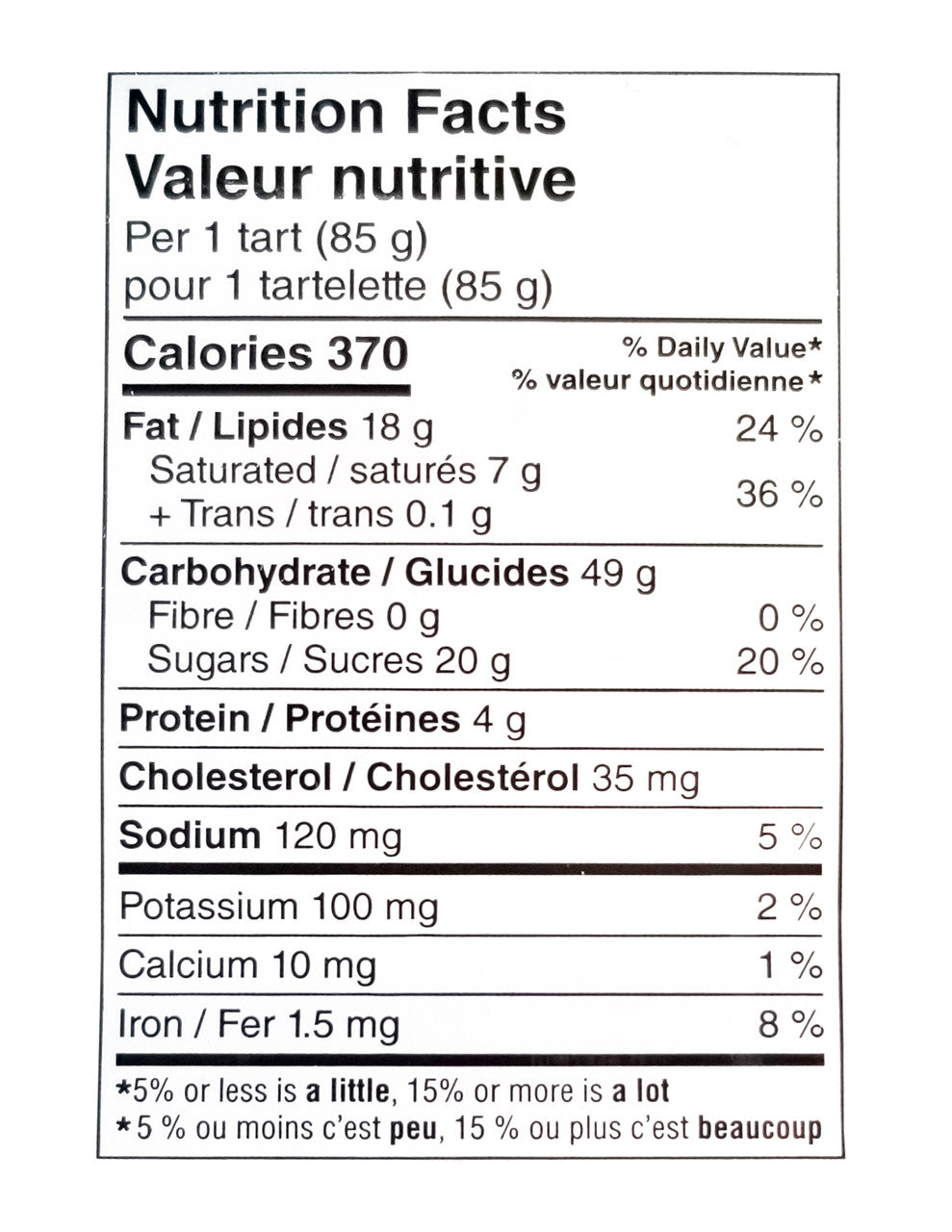 Your Fresh Market Raisin Butter Tarts, 510g/18oz., 6 Tarts, {Imported from Canada}