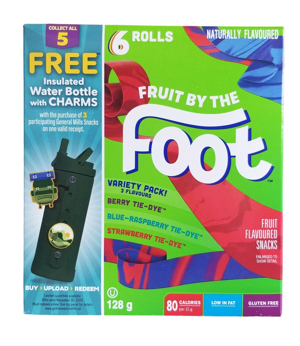 Betty Crocker Fruit by The Foot Variety Pack, 6ct, 128g/4.5oz