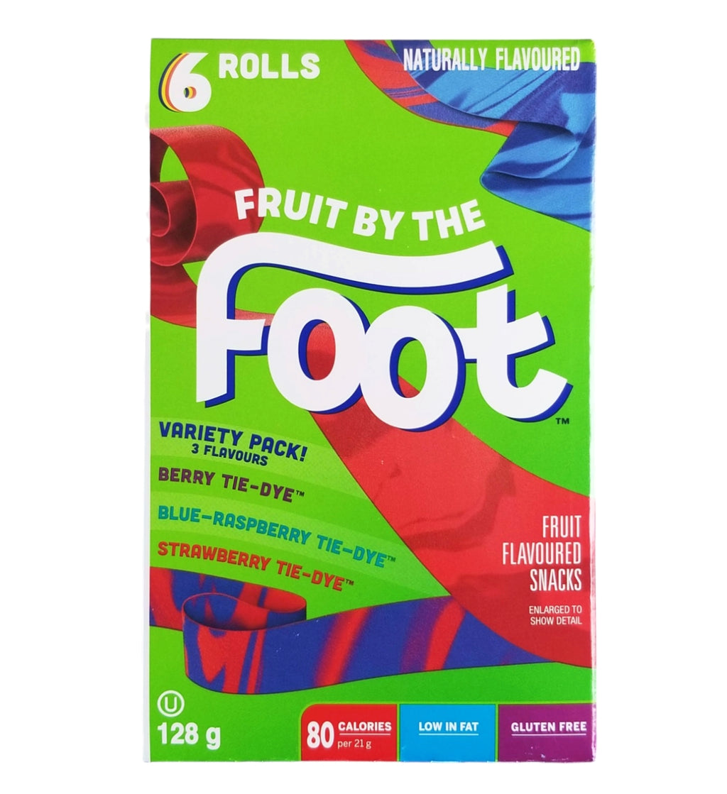 Betty Crocker Fruit by The Foot Variety Pack, 6ct, 128g/4.5oz