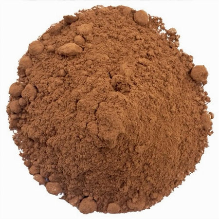 Close-up of Fry's Dutch-process cocoa powder – fine texture, unsweetened, gluten-free
