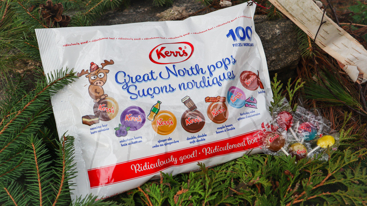 Kerr's Great North Pops, 100 pieces, 680g/23.8 oz. Bag {Imported from Canada}