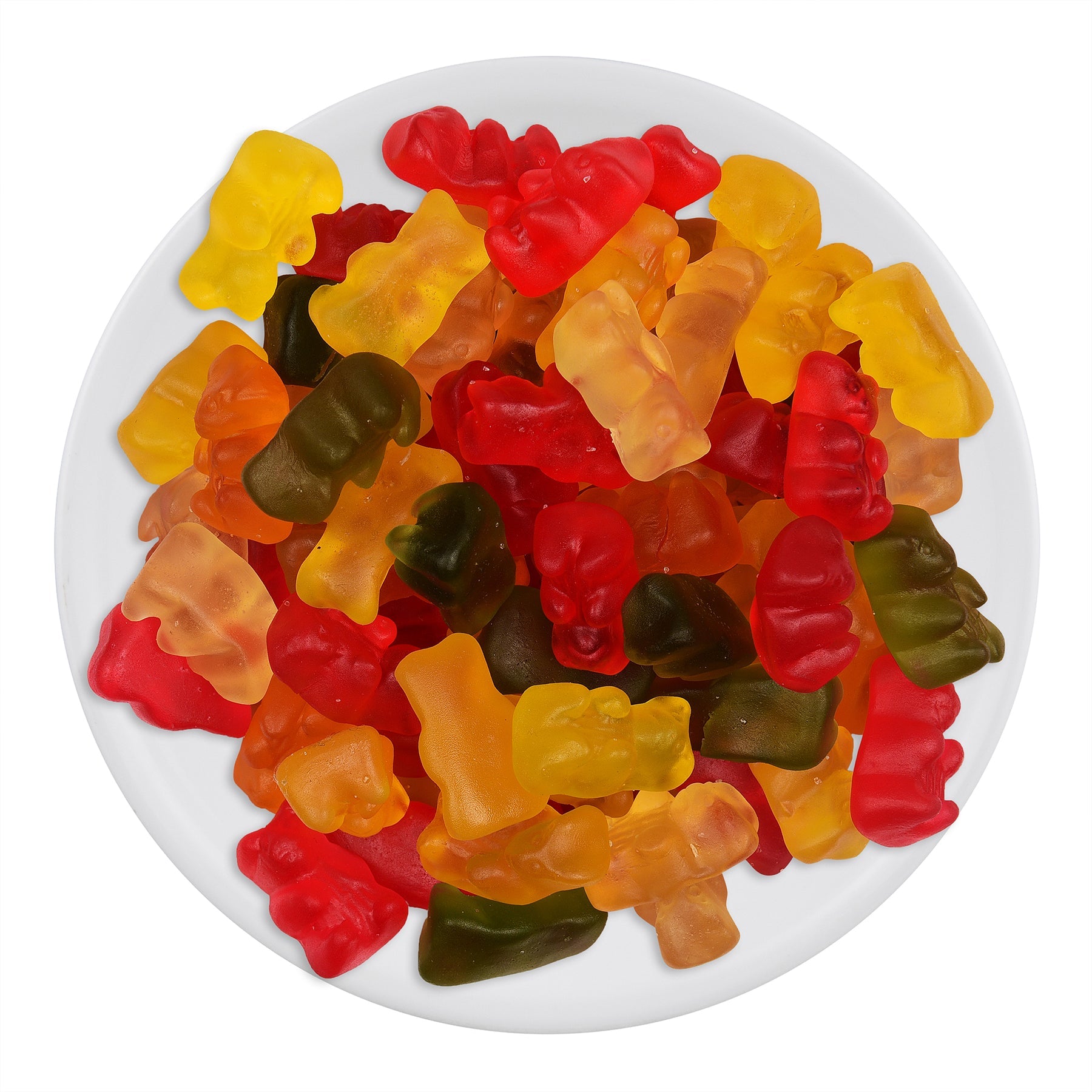 Compliments Gummy Bears Candy in a bowl.