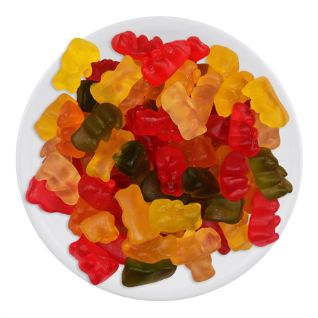 Compliments Gummy Bears Candy in a bowl.