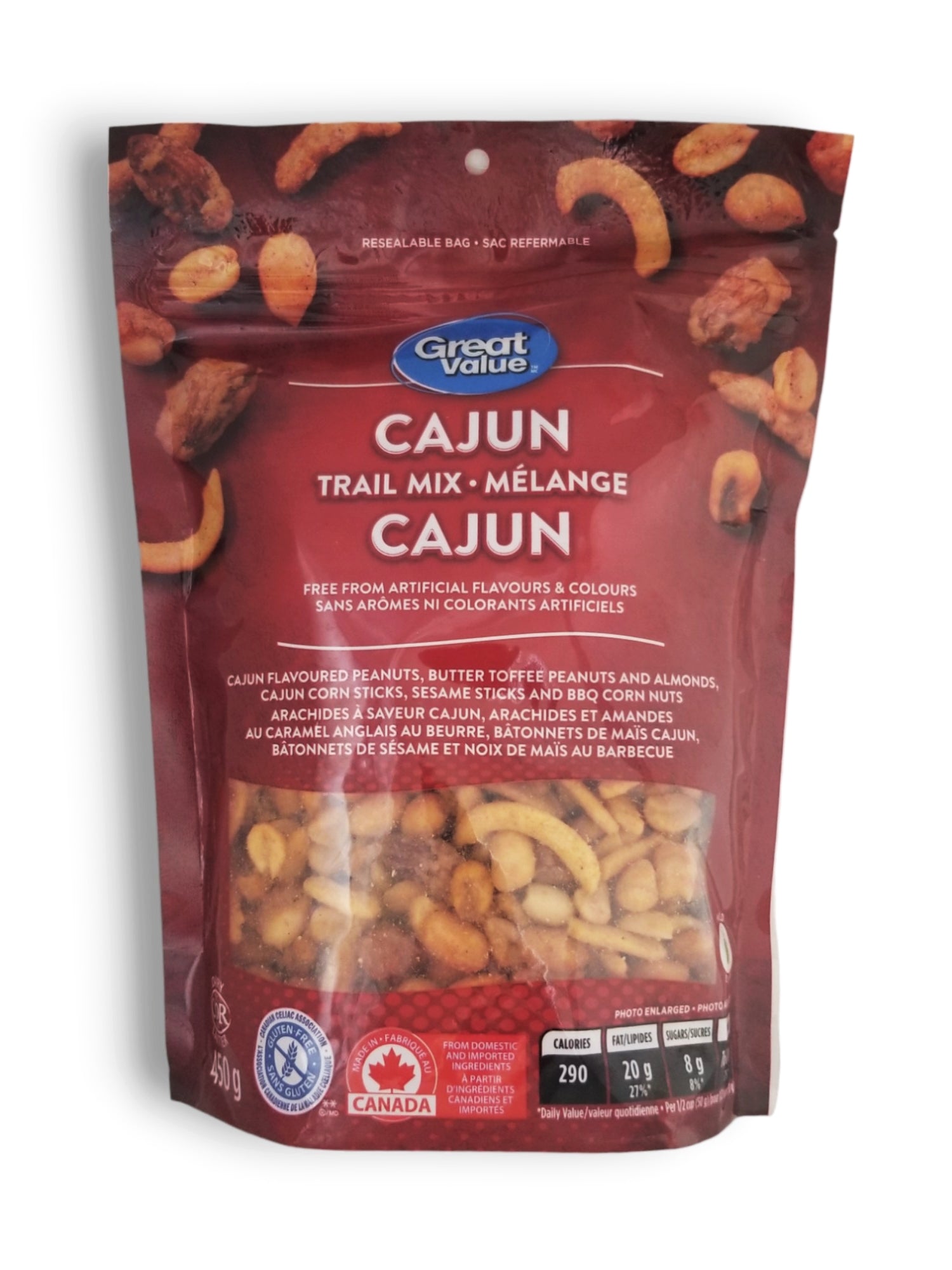 Great Value Cajun Trail Mix, 450g/1 lb. Bag