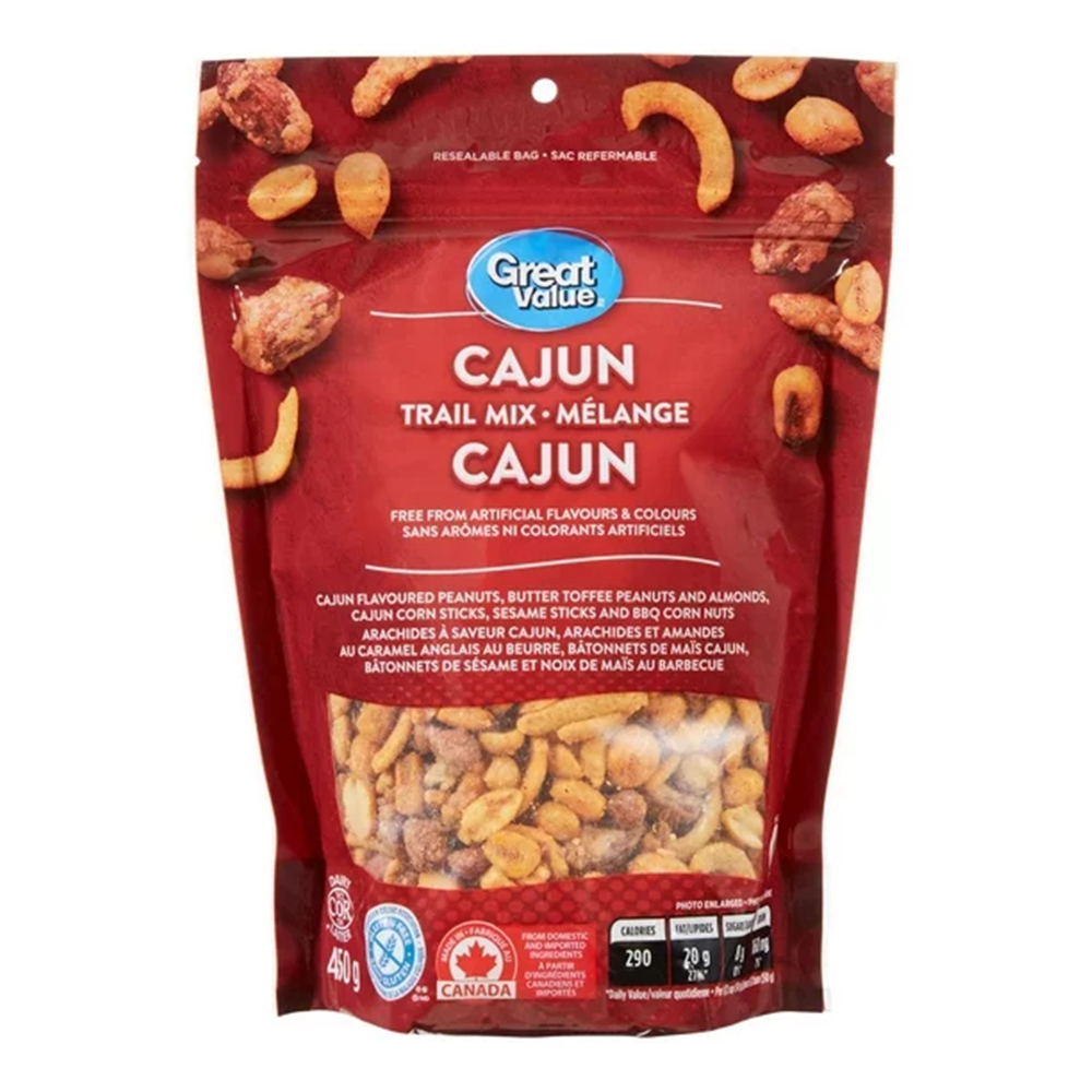 Great Value Cajun Trail Mix, 450g/1 lb. Bag