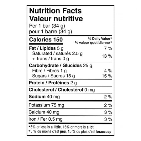 Great Value Dipped Caramel Nut Granola Bars, 6 Bars – 206g (7.2 oz)