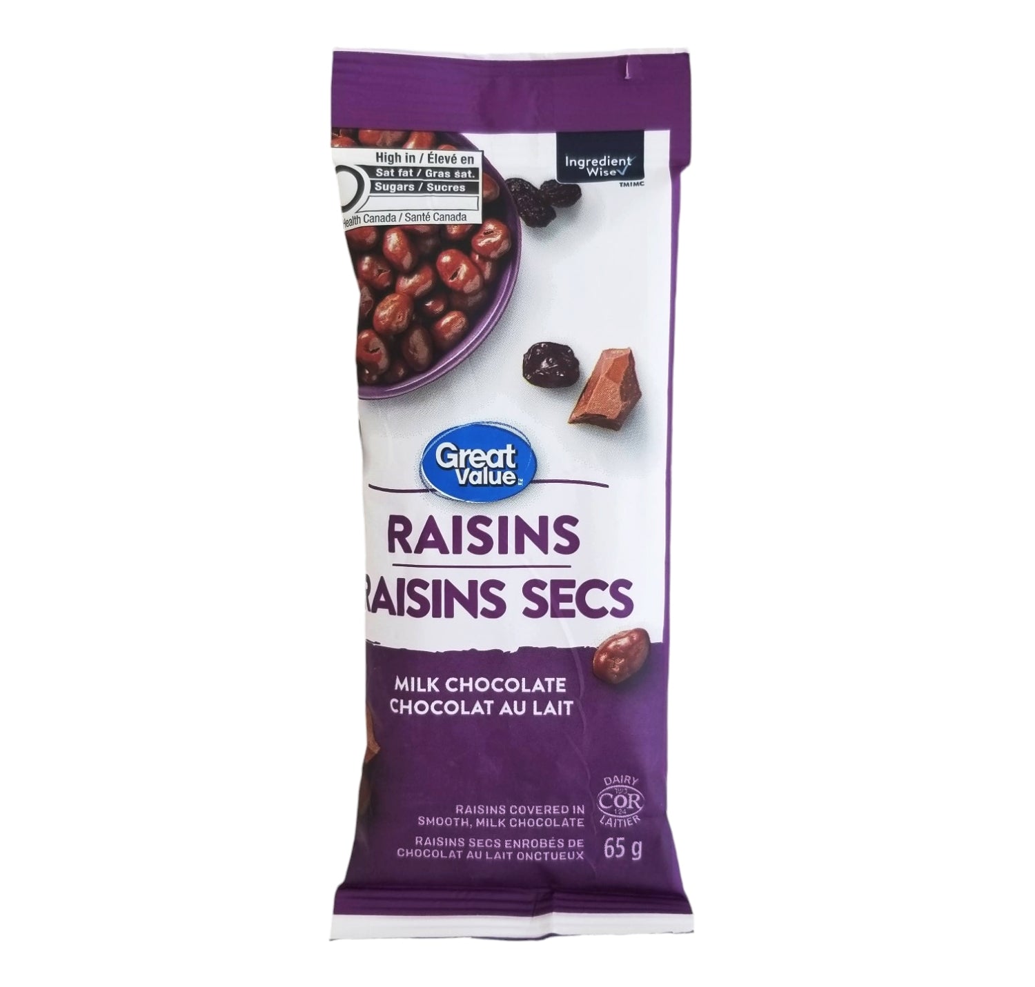 Great Value Milk Chocolate Raisins 