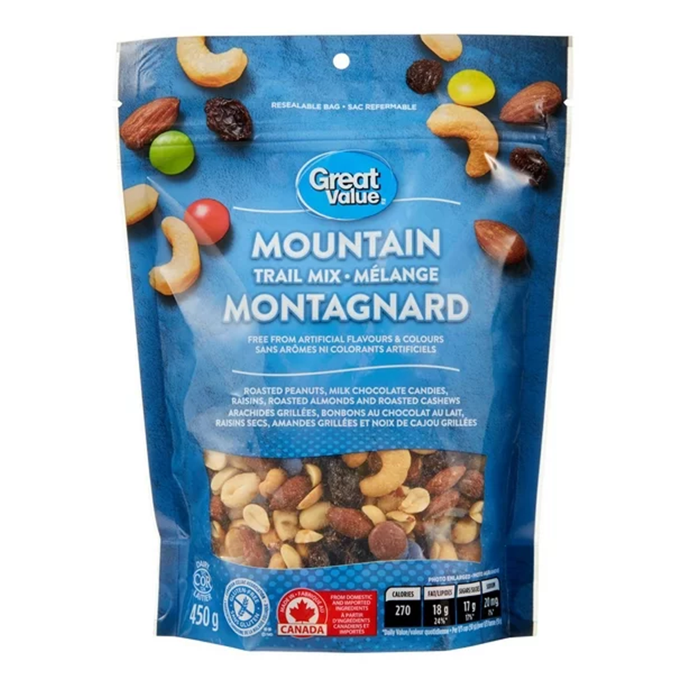 Great Value Mountain Trail Mix, 450g/1 lb