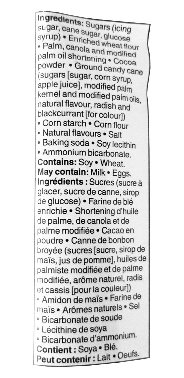 Great Value Candy Cane Creme Sandwich Cookies, 300g/10.5 oz. {Imported from Canada}