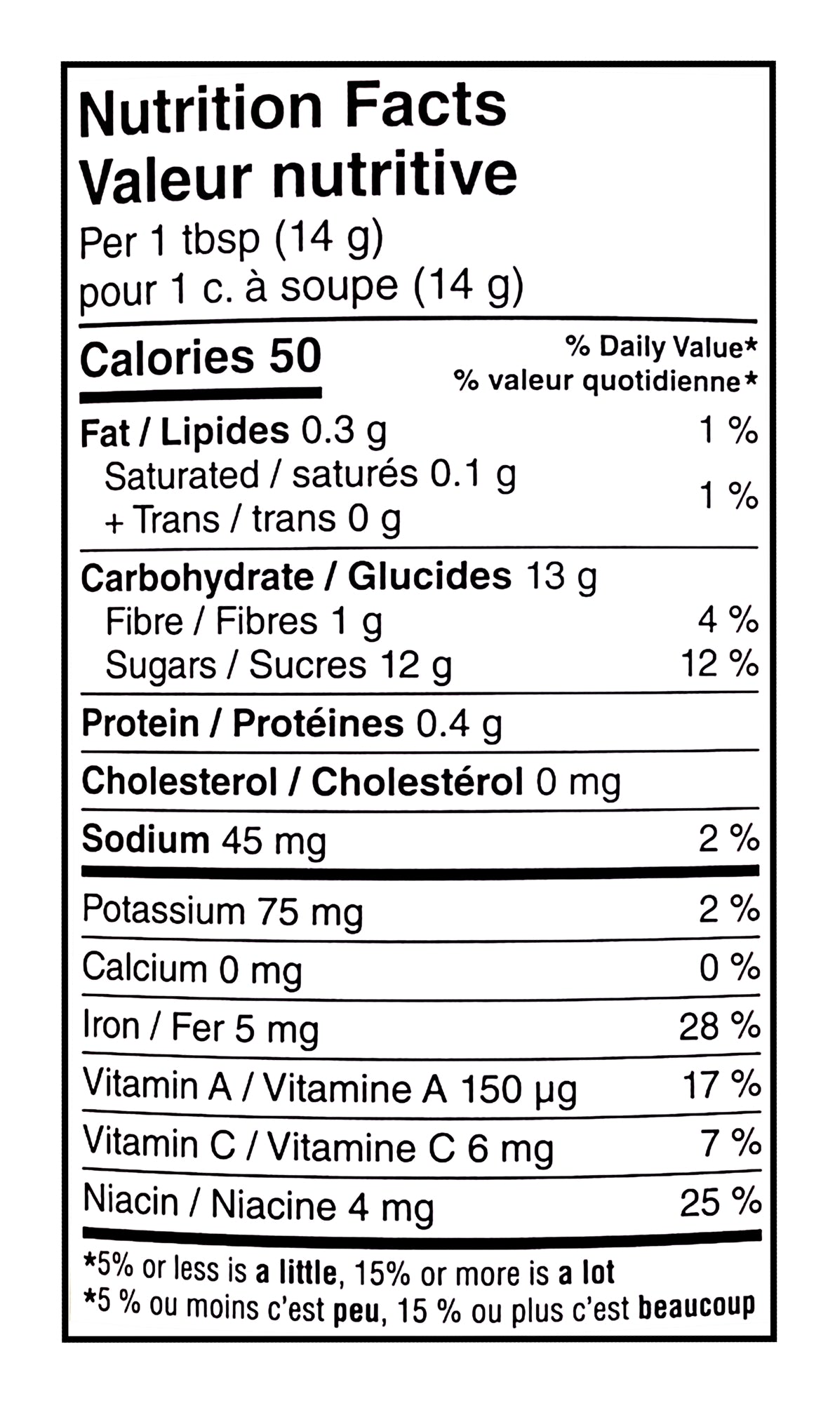 Nutrition facts label for Great Value Instant Chocolate Milk Mix, 1.36kg can with detailed calorie count and nutritional content per serving.
