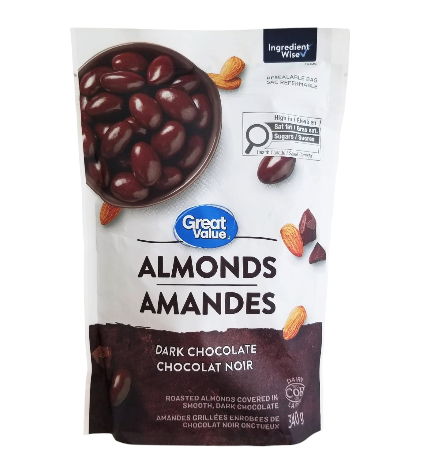 Great Value Dark Chocolate Almonds