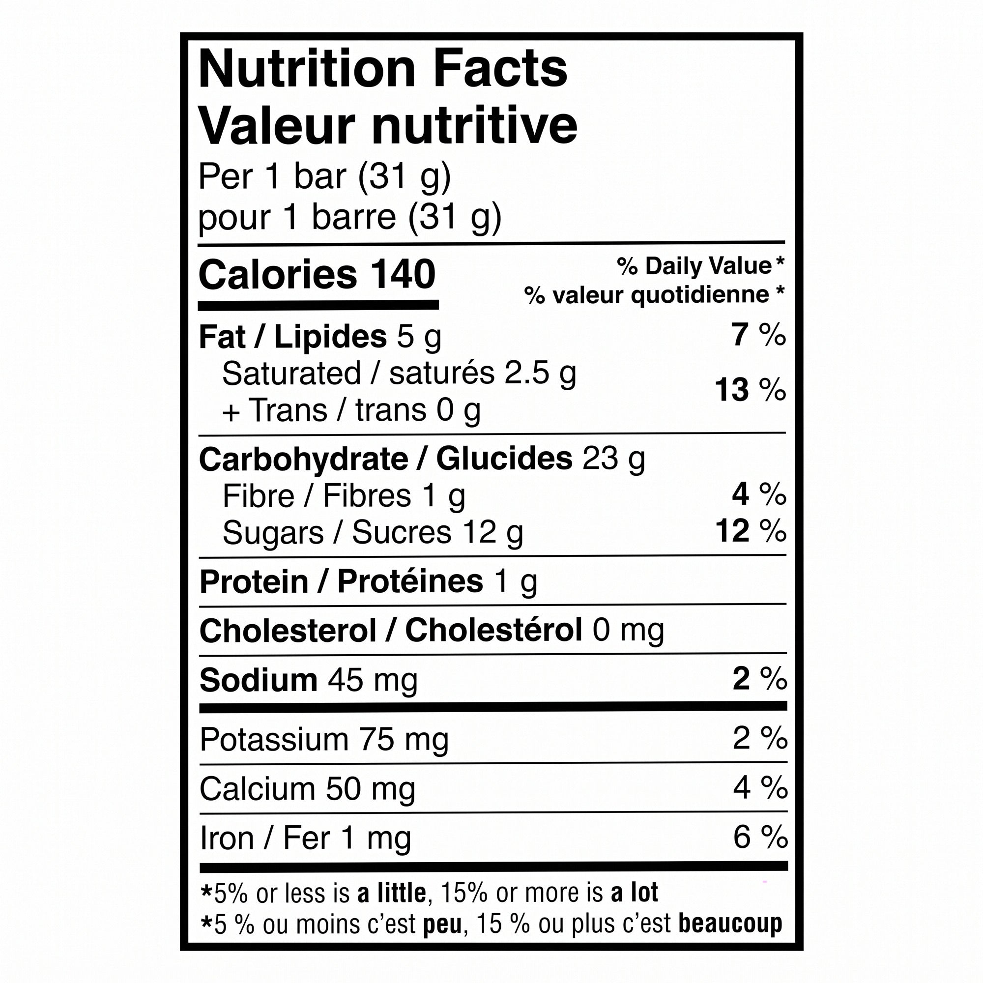 Great Value Dipped Chocolate Chip Granola Bars, 6 Bars – 187g (6.6 oz)