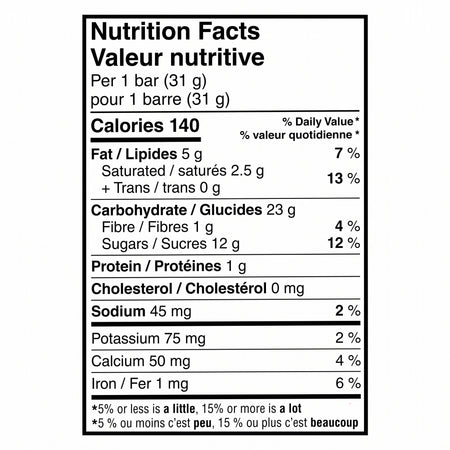 Great Value Dipped Chocolate Chip Granola Bars, 6 Bars – 187g (6.6 oz)
