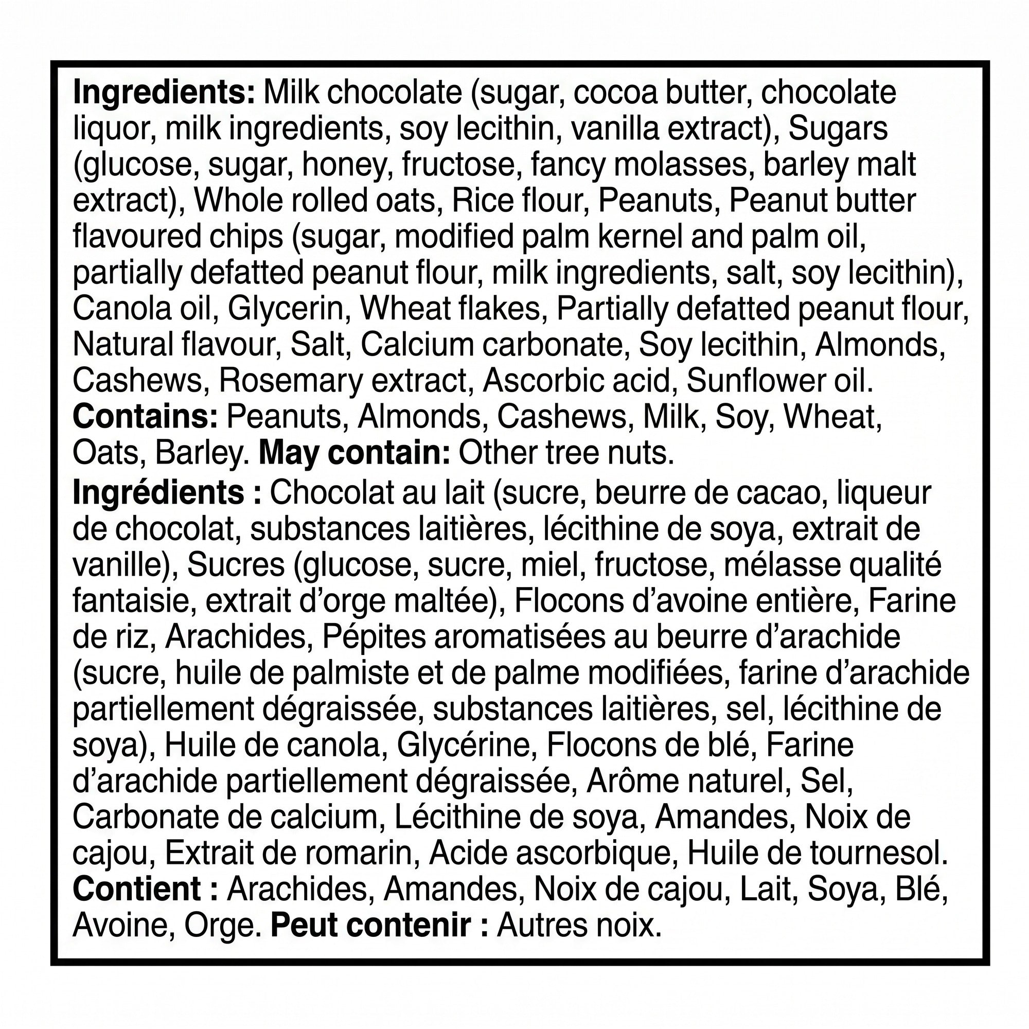Great Value Dipped Peanut Butter Granola Bars, 6 Bars – 187g (6.6 oz)