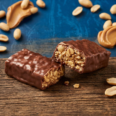 Great Value Dipped Peanut Butter Granola Bars, 6 Bars – 187g (6.6 oz)