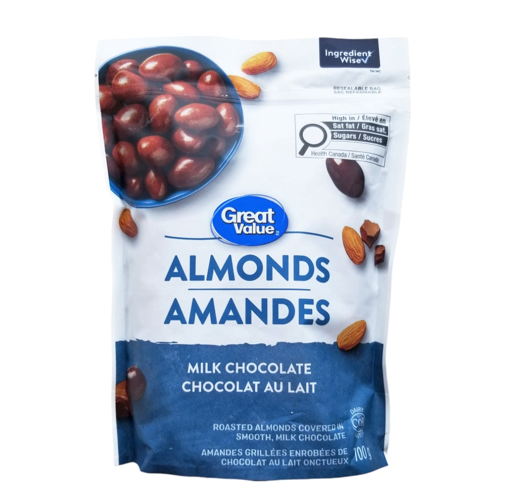 Great Value Milk Chocolate Almonds