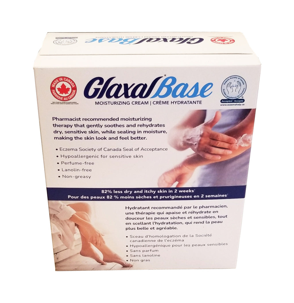 Glaxal Base Moisturizing Cream, 450g/15.75 oz. and 50g/1.75 oz. Bottles {Imported from Canada}