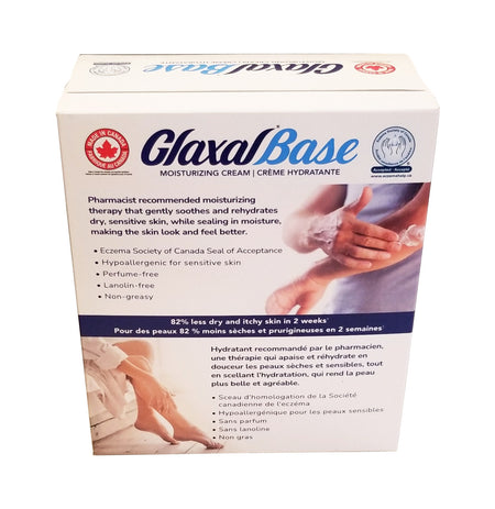 Glaxal Base Moisturizing Cream, 450g/15.75 oz. and 50g/1.75 oz. Bottles {Imported from Canada}