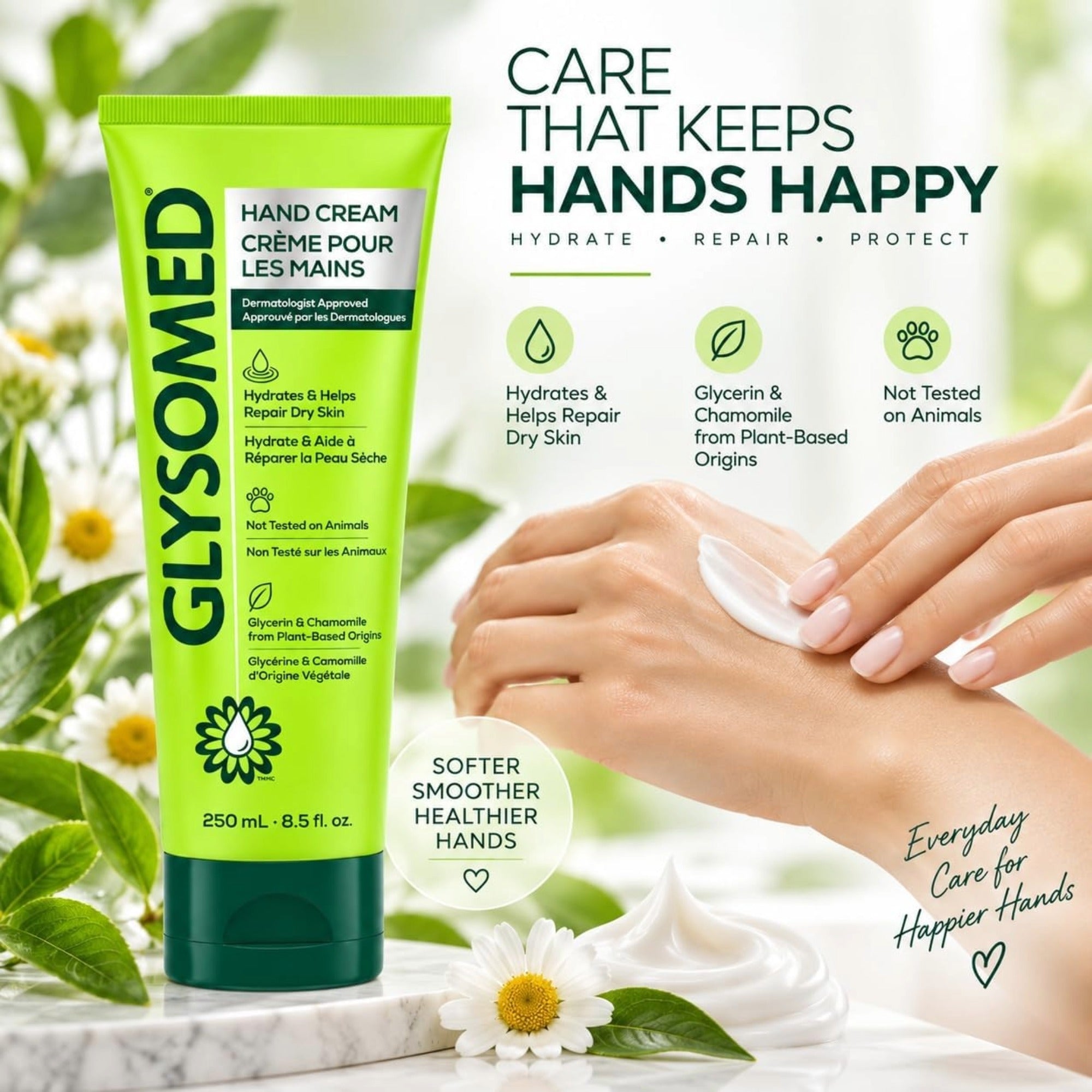 Glysomed Hand Cream 250 mL (8.5 fl oz) for Dry Hands