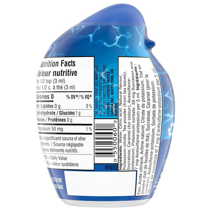 Good Host Original Iced Tea Liquid Water Enhancer, 52mL/1.8 fl. oz. Bottle Back Side